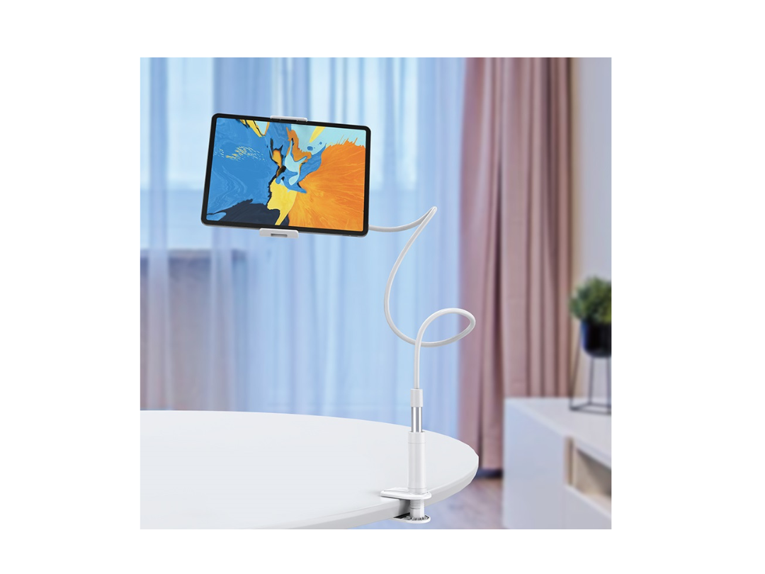 Hoco PH24 Balu Tablet PC Stand - Adjustable, Anti-Slip, White Hoco PH24 Balu Tablet PC Stand - Adjustable, Anti-Slip, White